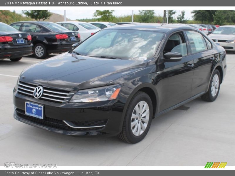 Black / Titan Black 2014 Volkswagen Passat 1.8T Wolfsburg Edition
