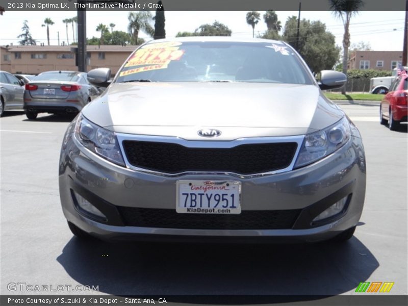 Titanium Silver Metallic / Gray 2013 Kia Optima LX