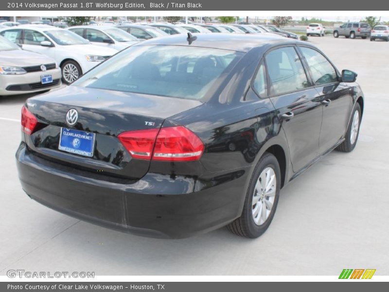 Black / Titan Black 2014 Volkswagen Passat 1.8T Wolfsburg Edition
