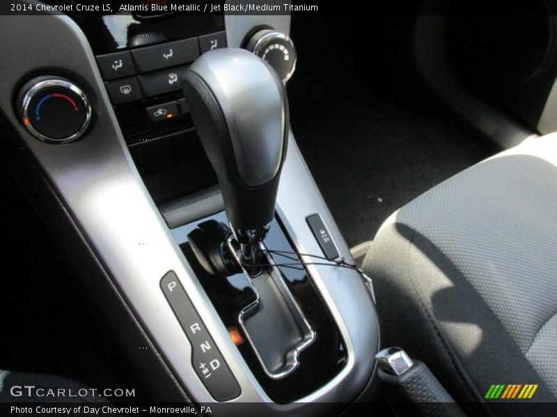 Atlantis Blue Metallic / Jet Black/Medium Titanium 2014 Chevrolet Cruze LS