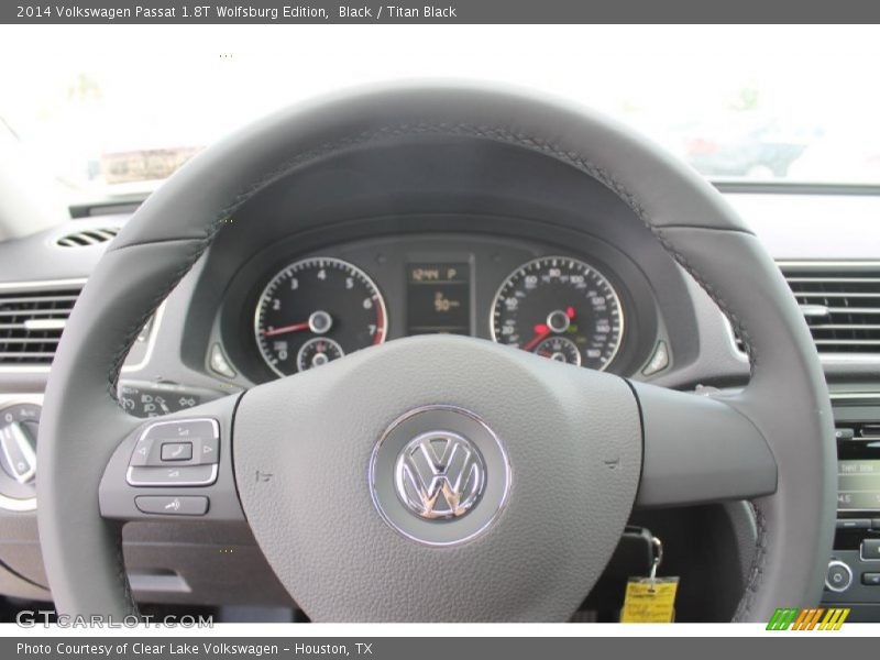 Black / Titan Black 2014 Volkswagen Passat 1.8T Wolfsburg Edition