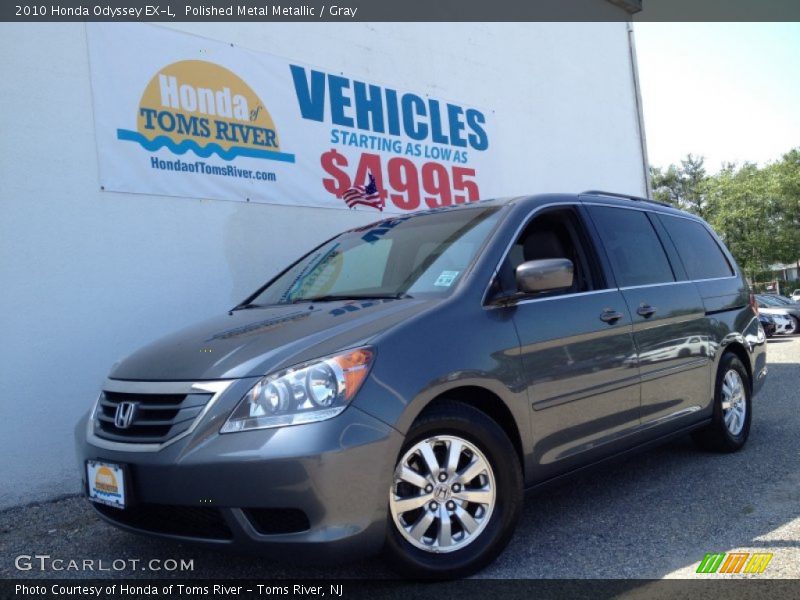 Polished Metal Metallic / Gray 2010 Honda Odyssey EX-L