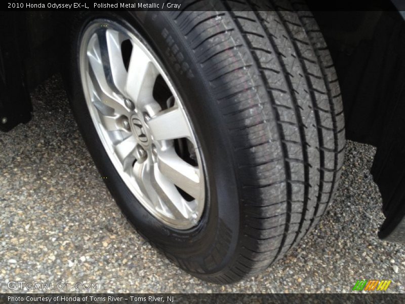 Polished Metal Metallic / Gray 2010 Honda Odyssey EX-L