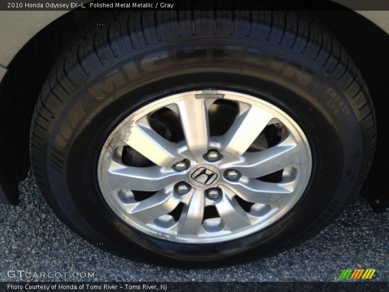 Polished Metal Metallic / Gray 2010 Honda Odyssey EX-L