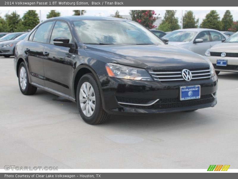 Black / Titan Black 2014 Volkswagen Passat 1.8T Wolfsburg Edition