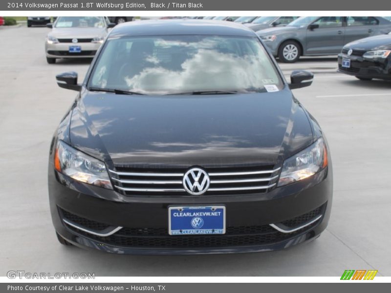 Black / Titan Black 2014 Volkswagen Passat 1.8T Wolfsburg Edition