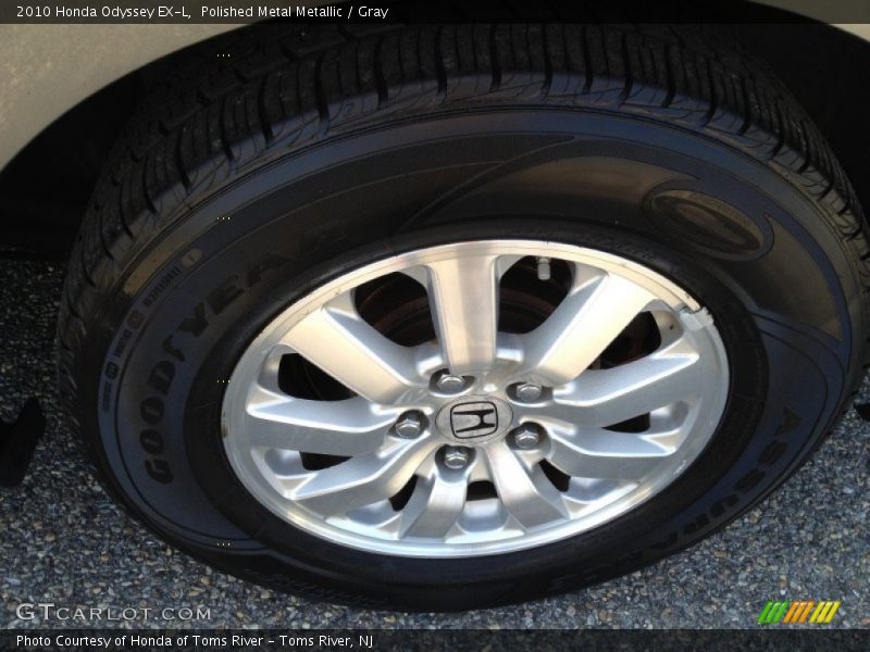 Polished Metal Metallic / Gray 2010 Honda Odyssey EX-L