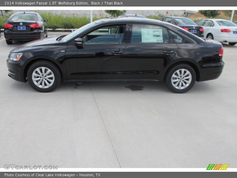 Black / Titan Black 2014 Volkswagen Passat 1.8T Wolfsburg Edition