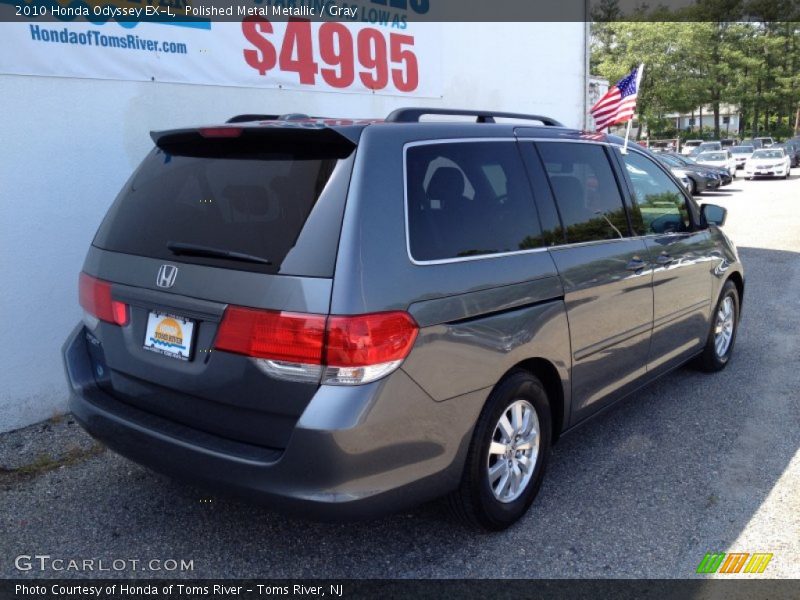 Polished Metal Metallic / Gray 2010 Honda Odyssey EX-L