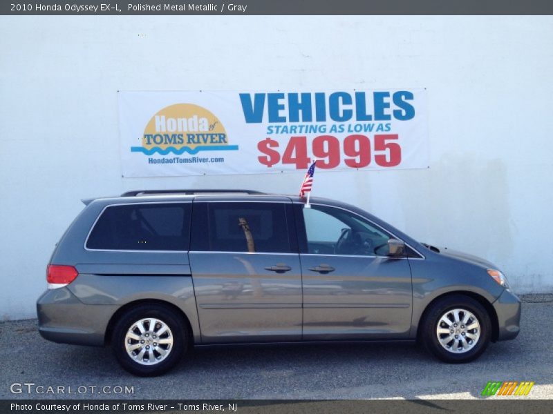 Polished Metal Metallic / Gray 2010 Honda Odyssey EX-L