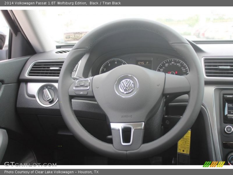 Black / Titan Black 2014 Volkswagen Passat 1.8T Wolfsburg Edition