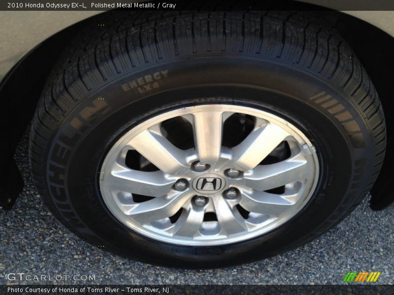Polished Metal Metallic / Gray 2010 Honda Odyssey EX-L