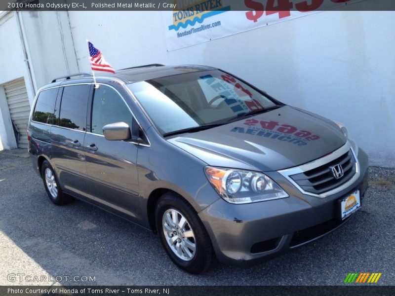 Polished Metal Metallic / Gray 2010 Honda Odyssey EX-L