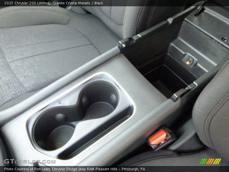 Granite Crystal Metallic / Black 2015 Chrysler 200 Limited
