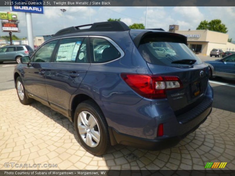 Twilight Blue Metallic / Slate Black 2015 Subaru Outback 2.5i