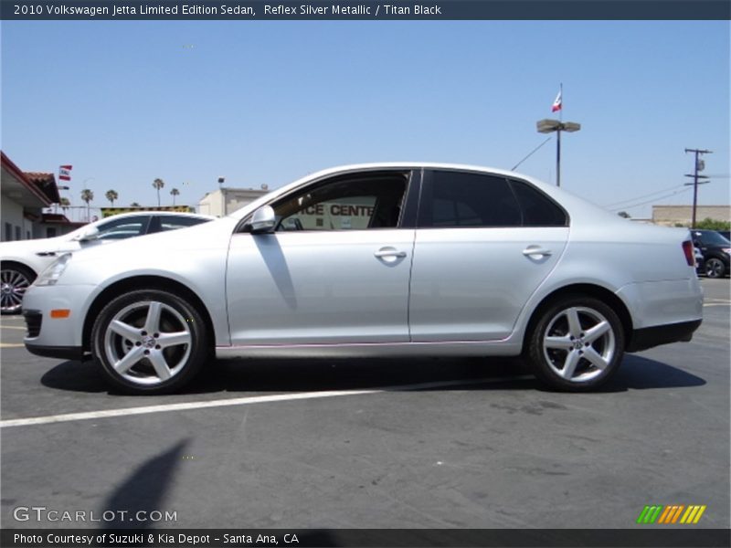 Reflex Silver Metallic / Titan Black 2010 Volkswagen Jetta Limited Edition Sedan