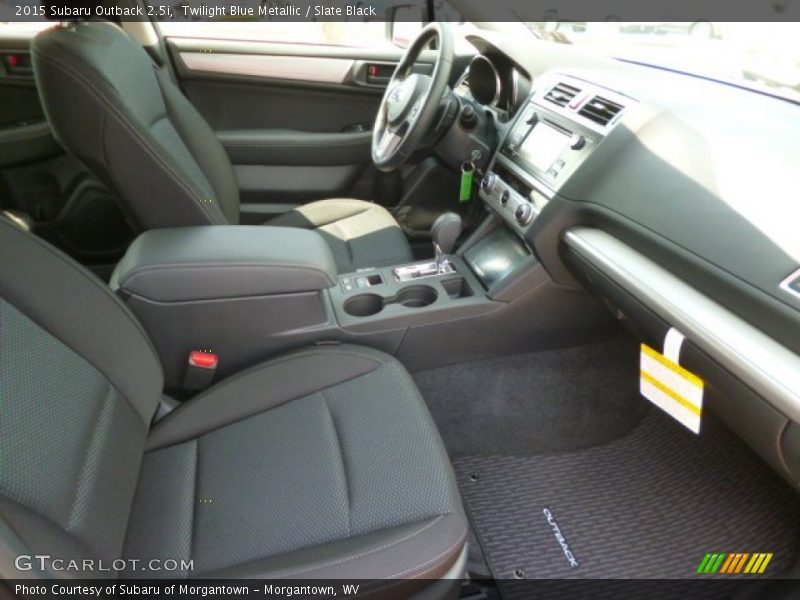 Twilight Blue Metallic / Slate Black 2015 Subaru Outback 2.5i