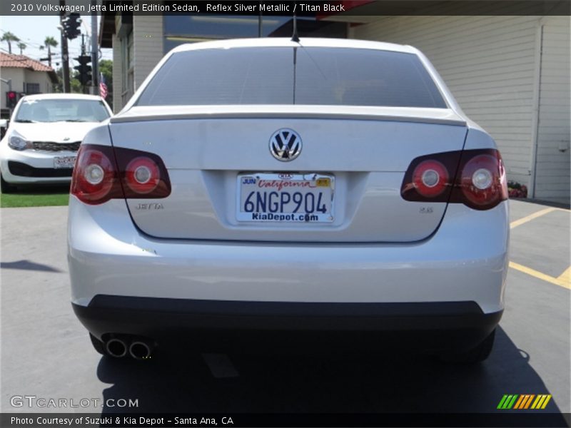 Reflex Silver Metallic / Titan Black 2010 Volkswagen Jetta Limited Edition Sedan