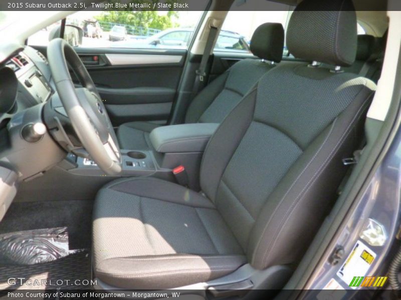 Twilight Blue Metallic / Slate Black 2015 Subaru Outback 2.5i