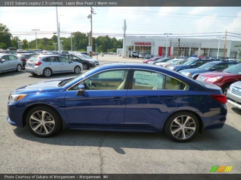 Lapis Blue Pearl / Warm Ivory 2015 Subaru Legacy 2.5i Limited