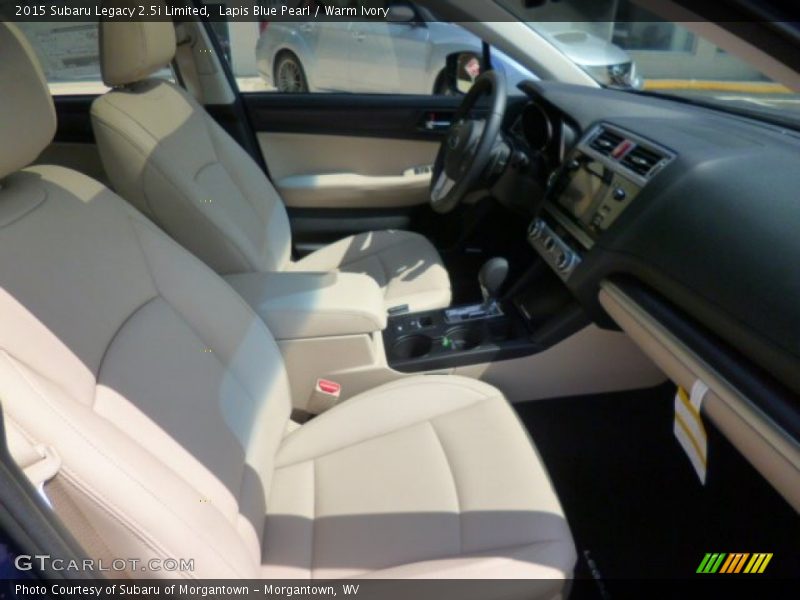 Front Seat of 2015 Legacy 2.5i Limited