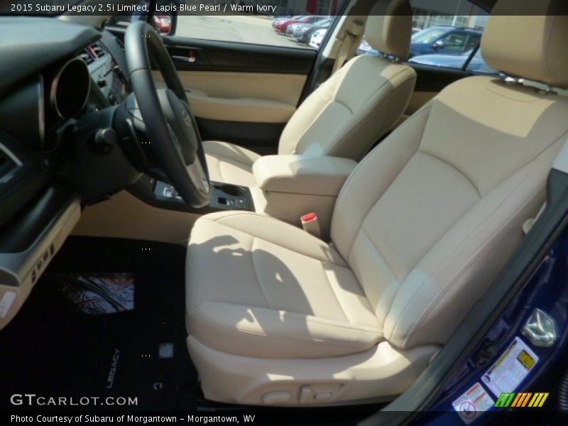 Lapis Blue Pearl / Warm Ivory 2015 Subaru Legacy 2.5i Limited