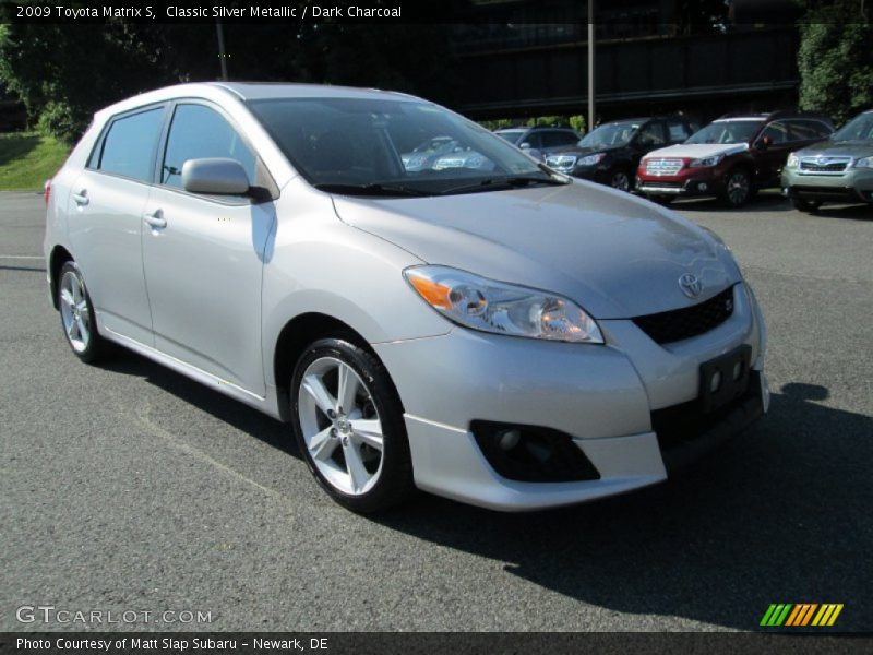 Classic Silver Metallic / Dark Charcoal 2009 Toyota Matrix S