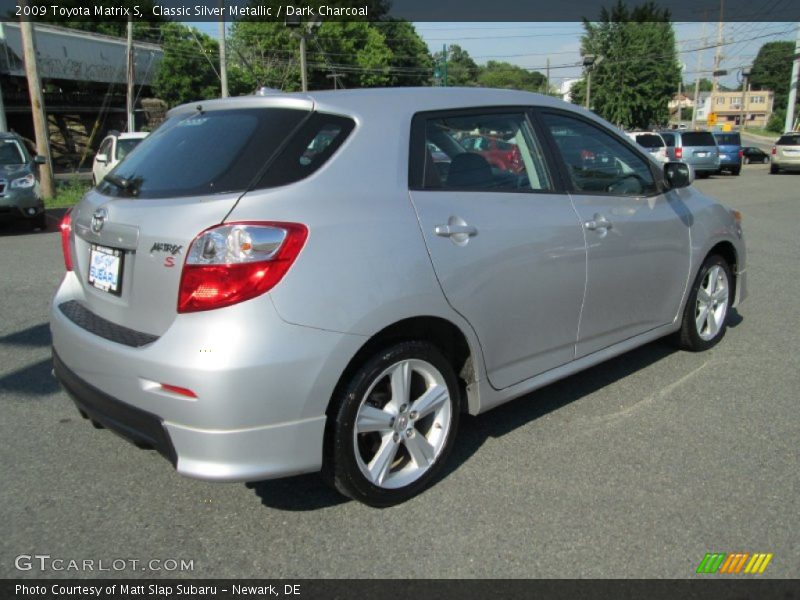 Classic Silver Metallic / Dark Charcoal 2009 Toyota Matrix S