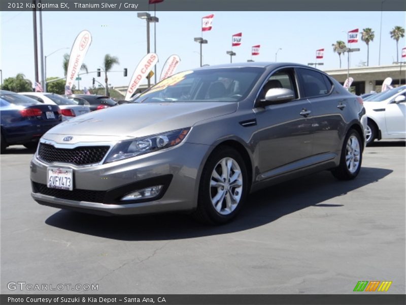 Titanium Silver / Gray 2012 Kia Optima EX