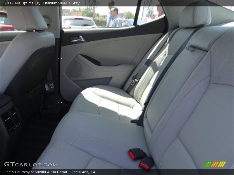 Titanium Silver / Gray 2012 Kia Optima EX