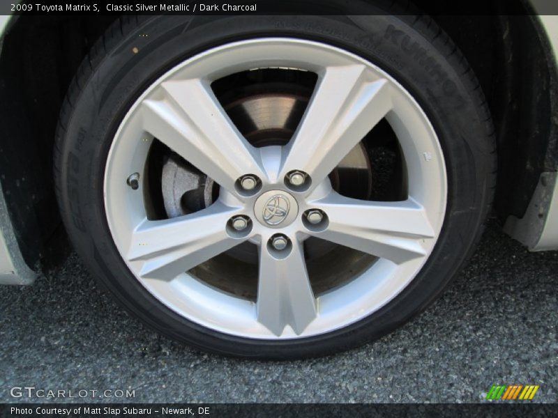 Classic Silver Metallic / Dark Charcoal 2009 Toyota Matrix S