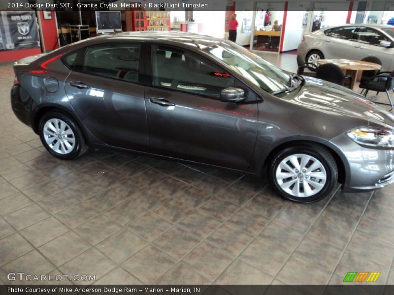 Granite Crystal Metallic / Black/Light Tungsten 2014 Dodge Dart SXT