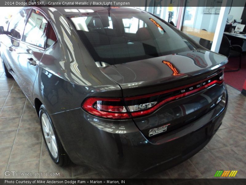 Granite Crystal Metallic / Black/Light Tungsten 2014 Dodge Dart SXT