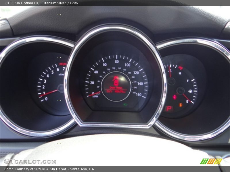 Titanium Silver / Gray 2012 Kia Optima EX