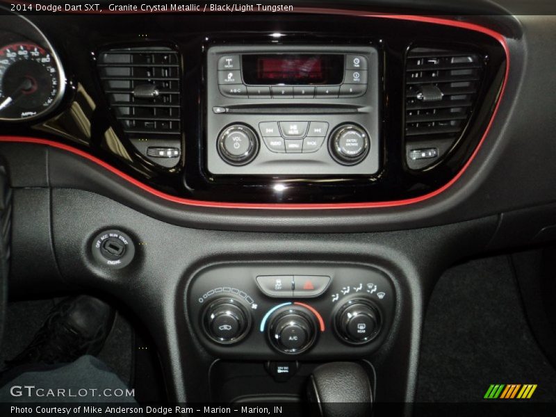 Granite Crystal Metallic / Black/Light Tungsten 2014 Dodge Dart SXT