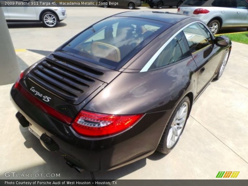 Macadamia Metallic / Sand Beige 2009 Porsche 911 Targa 4S