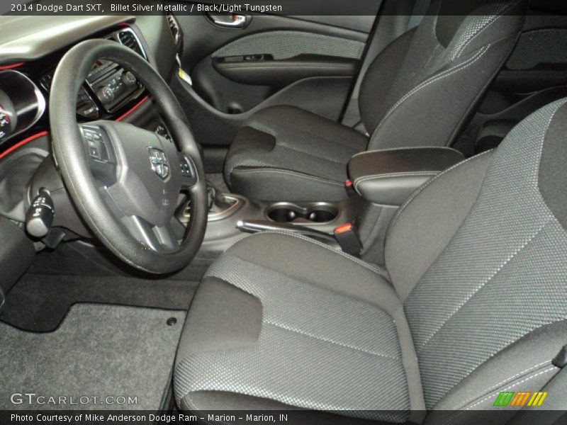 Billet Silver Metallic / Black/Light Tungsten 2014 Dodge Dart SXT