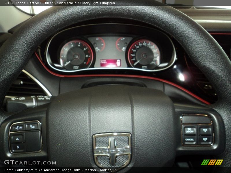 Billet Silver Metallic / Black/Light Tungsten 2014 Dodge Dart SXT