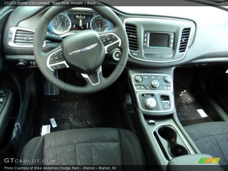 Billet Silver Metallic / Black 2015 Chrysler 200 Limited