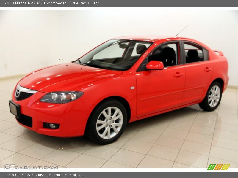 Front 3/4 View of 2008 MAZDA3 i Sport Sedan