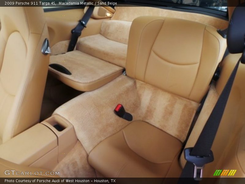 Rear Seat of 2009 911 Targa 4S