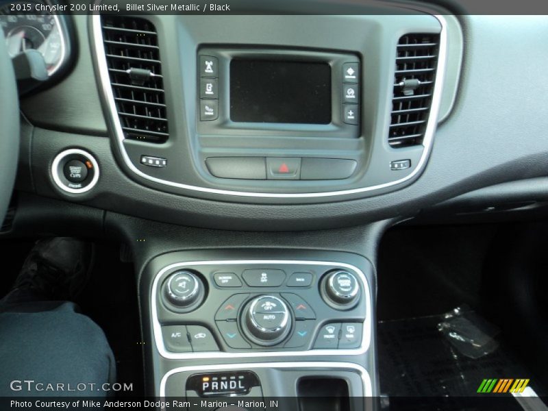 Billet Silver Metallic / Black 2015 Chrysler 200 Limited