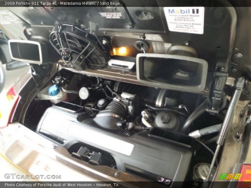  2009 911 Targa 4S Engine - 3.8 Liter DOHC 24V VarioCam DFI Flat 6 Cylinder