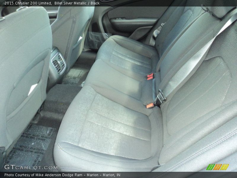 Billet Silver Metallic / Black 2015 Chrysler 200 Limited