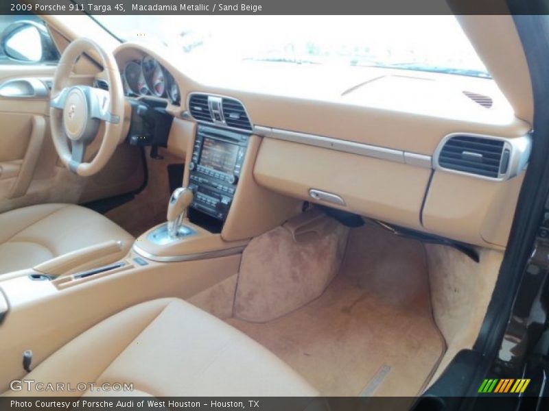 Macadamia Metallic / Sand Beige 2009 Porsche 911 Targa 4S