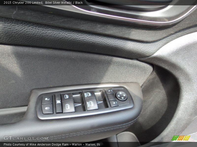 Billet Silver Metallic / Black 2015 Chrysler 200 Limited