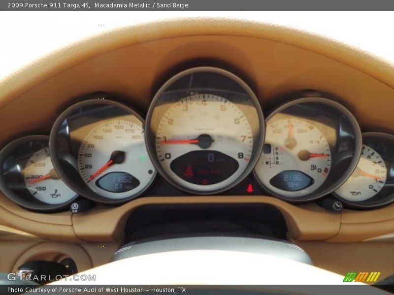  2009 911 Targa 4S Targa 4S Gauges