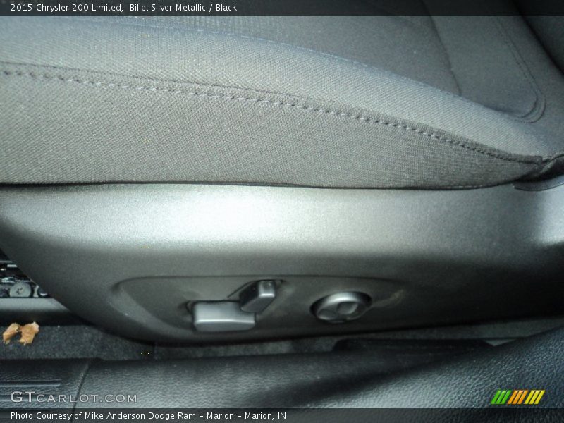 Billet Silver Metallic / Black 2015 Chrysler 200 Limited