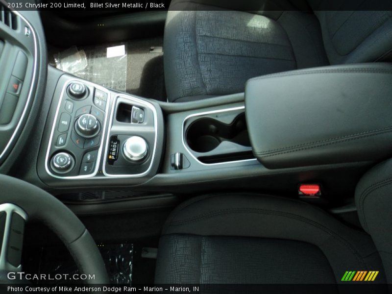 Billet Silver Metallic / Black 2015 Chrysler 200 Limited