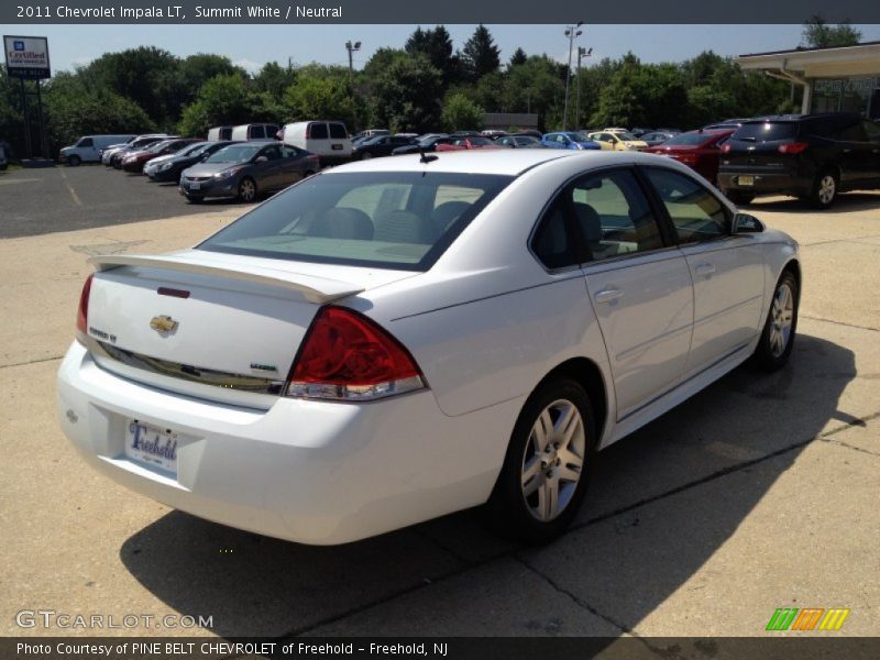 Summit White / Neutral 2011 Chevrolet Impala LT